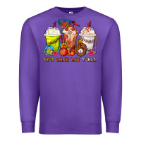 Purple It's Game Day Y'all Softball,Baseball,Basketball C Premium Sweatshirt - FaDigitalArtStudio