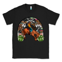 Black rodeo cowboy rainbow Classic Tee - JahusDesignShop