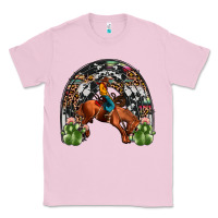 Bubblegum Pink rodeo cowboy rainbow Classic Tee - JahusDesignShop