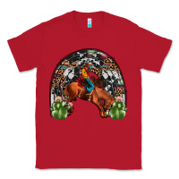 Red rodeo cowboy rainbow Classic Tee - JahusDesignShop