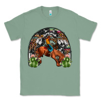 Sage rodeo cowboy rainbow Classic Tee - JahusDesignShop