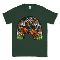 Sports Green rodeo cowboy rainbow Classic Tee - JahusDesignShop