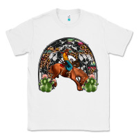 White rodeo cowboy rainbow Classic Tee - JahusDesignShop