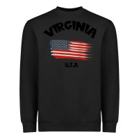 Black VIRGINIA U.S.A Heavyweight Sweatshirt - Bettercallsaul