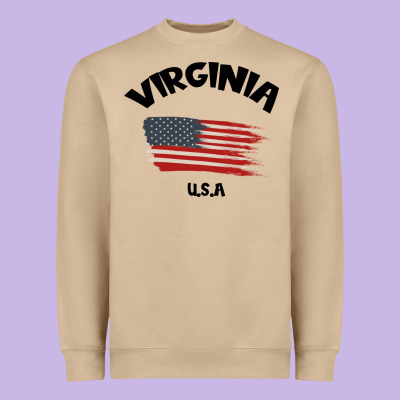 Virginia U.s.a Heavyweight Sweatshirt Designed By Bettercallsaul