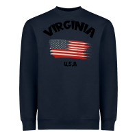 Navy VIRGINIA U.S.A Heavyweight Sweatshirt - Bettercallsaul