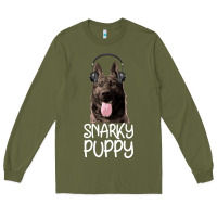 Army Green Snarky Puppy Long Sleeve Tee - Bettercallsaul