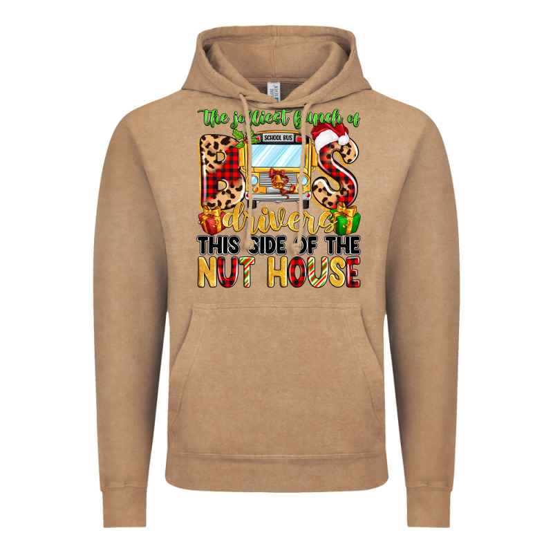 The Jolliest Bunch Of Bus Drivers Vintage Hoodie by MaliasSmallBusiness | Teevron