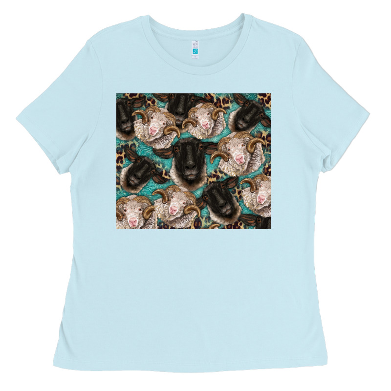 Suffolk Ewe And Merino Ram Sheeps Ladies Tee by BarkalooDesign | Teevron