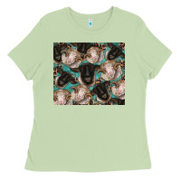 Matcha suffolk ewe and merino ram sheeps Ladies Tee - BarkalooDesign
