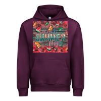 Mauve Wine summer vibes Urban Hoodie - CowhideDigitalArt