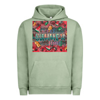 Pigment Oil Green summer vibes Urban Hoodie - CowhideDigitalArt