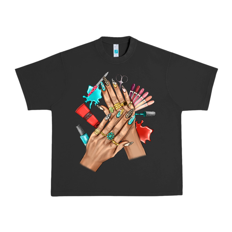 Western Nail Art With Nail Material Bbs Urban Heavy Tee by BundleAndBundleShop | Teevron