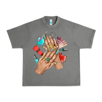 Tornado Western Nail Art With Nail Material Bbs Urban Heavy Tee - BundleAndBundleShop