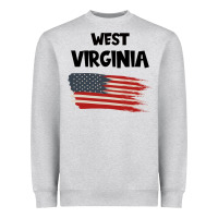 Heather Grey WEST VIRGINIA Heavyweight Sweatshirt - Bettercallsaul