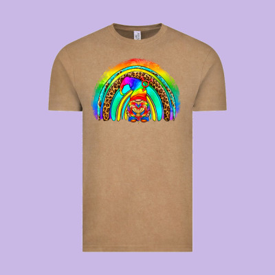 Lgbtq Pride Gnome Rainbow Vintage Tee Designed By Bundleandbundleshop
