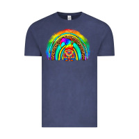 Vintage Denim LGBTQ Pride Gnome Rainbow Vintage Tee - BundleAndBundleShop