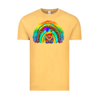 Vintage Mustard LGBTQ Pride Gnome Rainbow Vintage Tee - BundleAndBundleShop