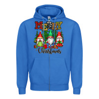 True Royal merry christmas gnomes Zipper Hoodie - CowGirlArtShop