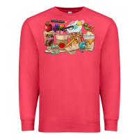 Cardinal Teacher Coffee Cups Premium Sweatshirt - FaDigitalArtStudio