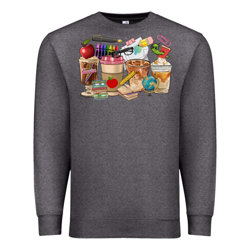 Teacher Coffee Cups Premium Sweatshirt by FaDigitalArtStudio | Teevron