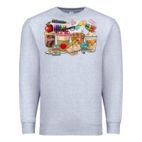 Heather Grey Teacher Coffee Cups Premium Sweatshirt - FaDigitalArtStudio