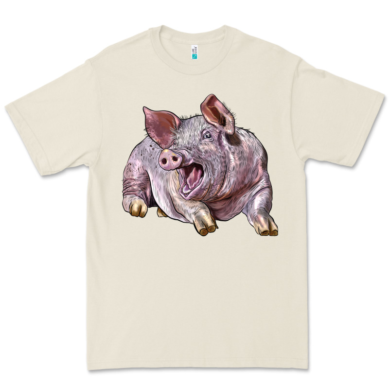 Landrace Pig Premium Tee by LillyAllenDesigns | Teevron