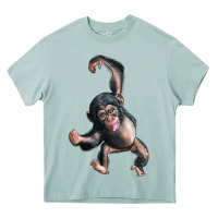 Arona baby chimpanzee Heavy Core Tee - LillyAllenDesigns
