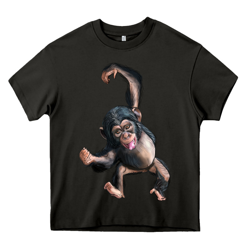 Baby Chimpanzee Heavy Core Tee by LillyAllenDesigns | Teevron