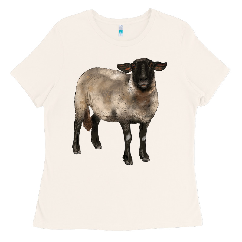 Suffolk Ewe Ladies Tee by BarkalooDesign | Teevron