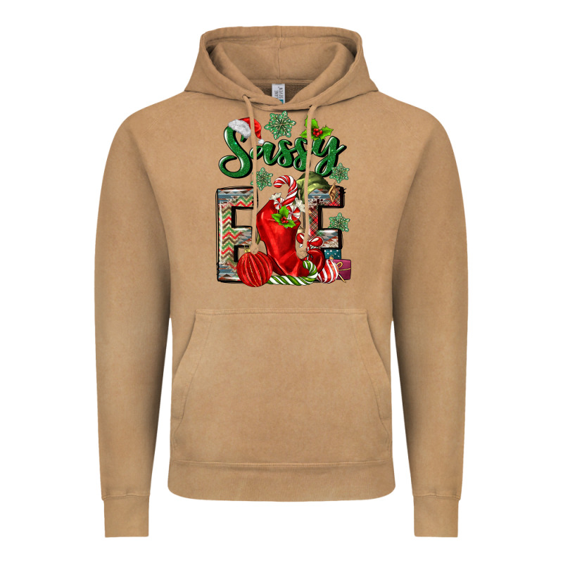Sassy Elf Vintage Hoodie by MaliasSmallBusiness | Teevron