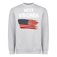 Heather Grey WEST VIRGINIA Heavyweight Sweatshirt - Bettercallsaul