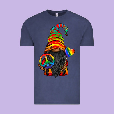 Lgbtq+ Pride Gnome With Candy Vintage Tee Designed By Bundleandbundleshop