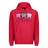 Cardinal happy valentines day dentist Premium Hoodie - OliviaCreatesArt