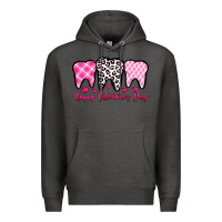 Charcoal Heather happy valentines day dentist Premium Hoodie - OliviaCreatesArt