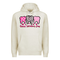 Oatmeal Heather happy valentines day dentist Premium Hoodie - OliviaCreatesArt