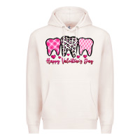 Pale Pink happy valentines day dentist Premium Hoodie - OliviaCreatesArt