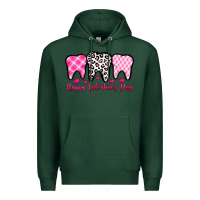 Sports Green happy valentines day dentist Premium Hoodie - OliviaCreatesArt