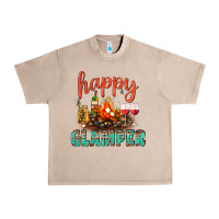 French Oak Happy Glamper Camp Urban Heavy Tee - BundleAndBundleShop