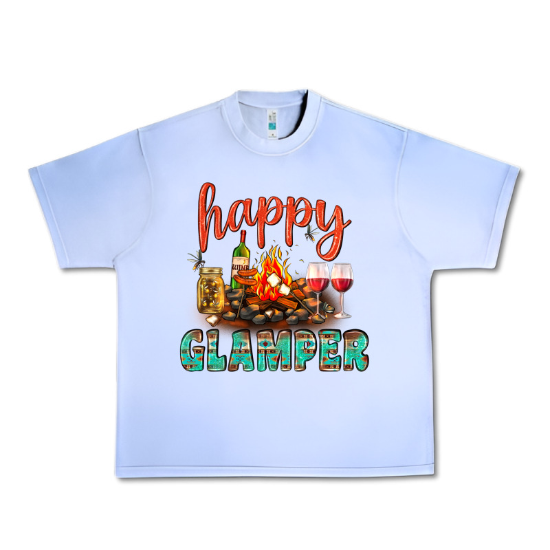 Happy Glamper Camp Urban Heavy Tee by BundleAndBundleShop | Teevron