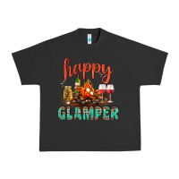 Pigment Black Happy Glamper Camp Urban Heavy Tee - BundleAndBundleShop