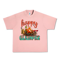 Salmon Happy Glamper Camp Urban Heavy Tee - BundleAndBundleShop