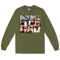 Army Green Baseball American Dad Long Sleeve Tee - Bettercallsaul