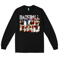 Black Baseball American Dad Long Sleeve Tee - Bettercallsaul