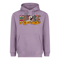Lavender Western Nurse Sunflower Heavyweight Hoodie - FaDigitalArtStudio