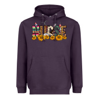 Plum Western Nurse Sunflower Heavyweight Hoodie - FaDigitalArtStudio