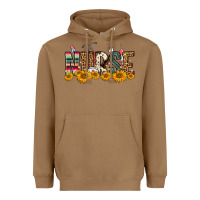 Toasted Coconut Western Nurse Sunflower Heavyweight Hoodie - FaDigitalArtStudio