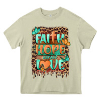 Mossy faith hope and love Heavy Core Tee - BarkalooDesign