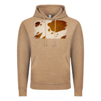 Vintage Coffee Cowhide Lightbrown Vintage Hoodie - Jasminsmagicworld