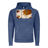 Vintage Denim Cowhide Lightbrown Vintage Hoodie - Jasminsmagicworld